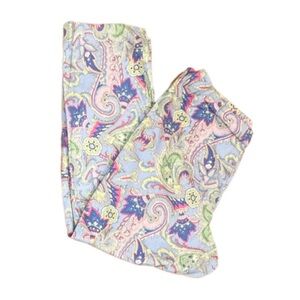 Lauren Ralph Lauren Colorful Paisley Tapered Pants